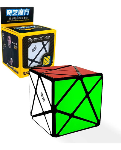 Cor da moldura Rubik Qiyi Axis Cube 3x3 preta