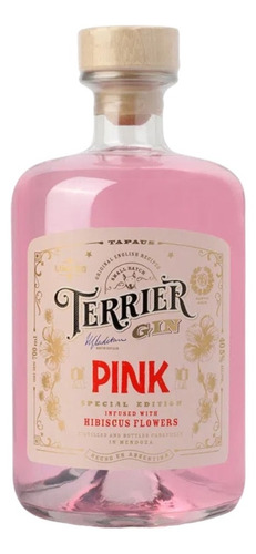 Gin Terrier Pink Hibiscus Flower 700 Ml Special Edition