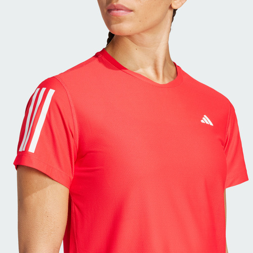 Playera adidas Correr Own The Run Mujer Rojo Jd6432