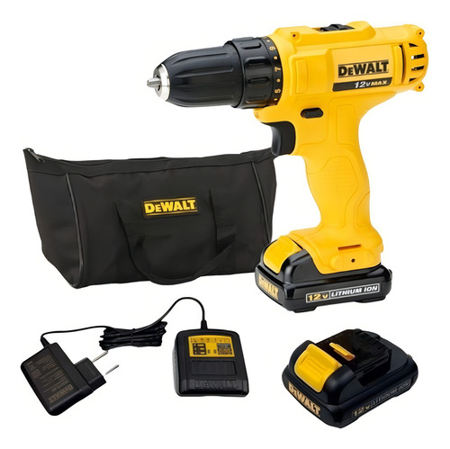 Furadeira E Parafusadeira 10mm 12v Dewalt Modelo Dcd700c2 Co