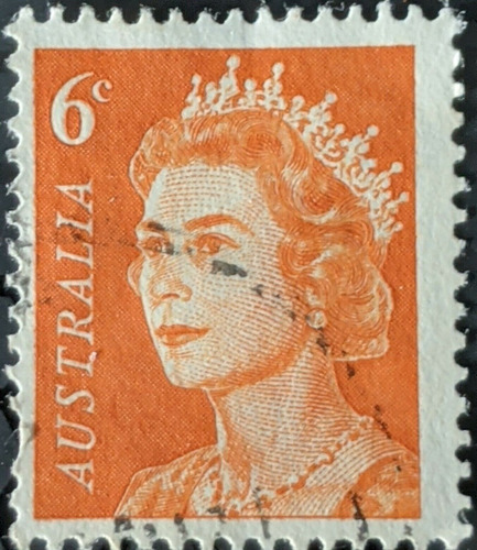 Imagen 3 de 4 de Estampillas Australia 1966 / 71 - Reina Isabel Ii