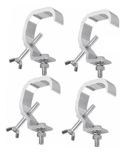 4 Piezas Clamps Kit Gancho Para Luces Aluminio De Escenario