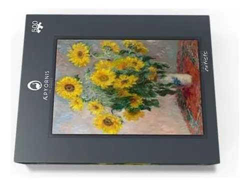 Ramo De Girasoles 1881 De Claude Monet - Rompecabezas Premiu