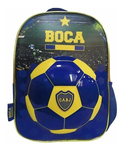 Mochila Boca Juniors Espalda 12 Pulgadas Jardín Licencia Ofi