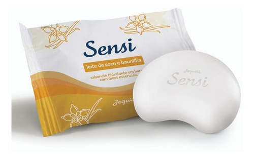 Sabonete Jequiti - Em Barra Sensi Leite De Coco E Baunilha