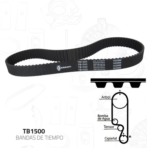 Banda Distribucion Tiempo Pontiac Matiz 1.0l 2003-2010