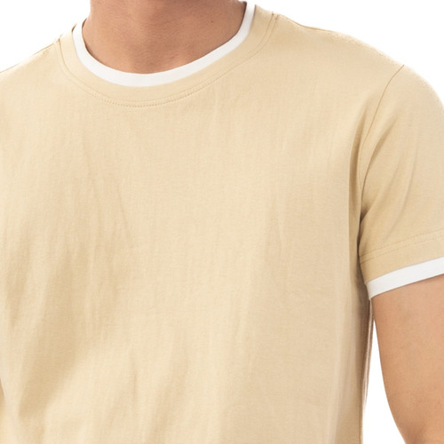 Playera 100% De Algodón Para Hombre Quarry Cuello Redondo