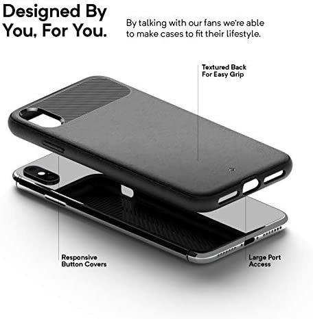 Imagen 6 de 8 de Funda Caseology By Spigen Vault Para iPhone XS Max Negro