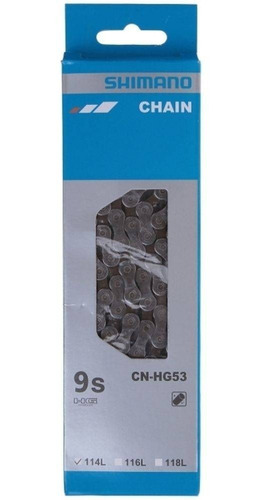 Imagem 1 de 3 de Corrente Shimano Cn Hg53 9v 27v Alivio Deore Sora Tiagra