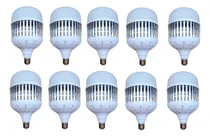 Comprar Pack X 10 Lampara Foco Led Galponera Alta Potencia 200w E27