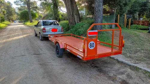 Trailer Doble Cuatri, Piso Bajo, 3.80m, 750kg