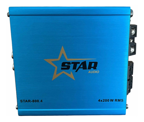 Amplificador Planta Star Audio 800 Rms 4 Canales Crossover