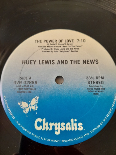 Huey Lewis & The News - The Power Of Love ( U S A )