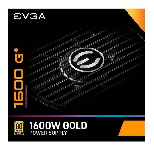 Fonte Evga Supernova 1600 G+ 1600w 80 Plus Gold Full Modular Cor Preto 110V/220V