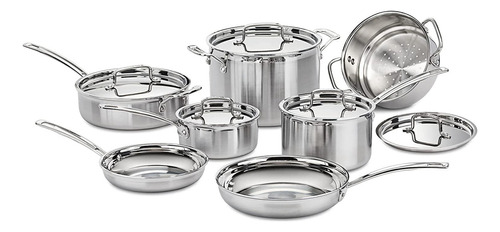 Stainless Steel Cookware Pots And Pans Set For All Stoves