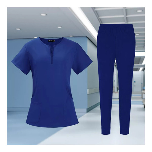 Xik Uniforme De Enfermería Para Mujer, Traje Para Centro De