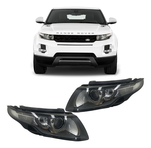 Par Farol Led Foco Duplo Rand Rover Evoque D3s 2012 13 2015