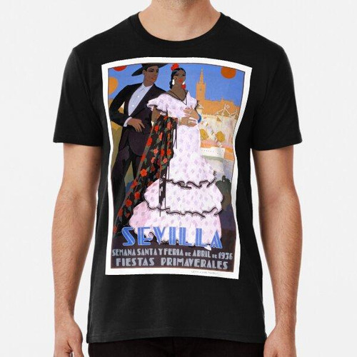 Remera Cartel De La Feria De Abril De Sevilla De España De 1