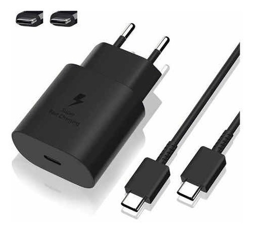 Super Cargador Samsung 25w Pared + Cable Original Tipo C