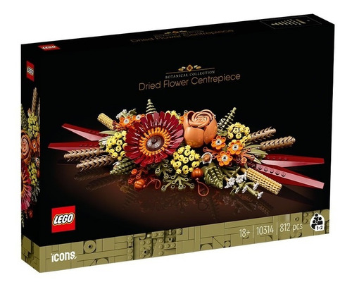 Lego Kit De Construcción Centro De Flores Secas 10314 (812pz