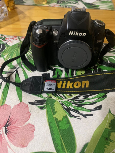  Nikon D90 Dslr Color  Negro 