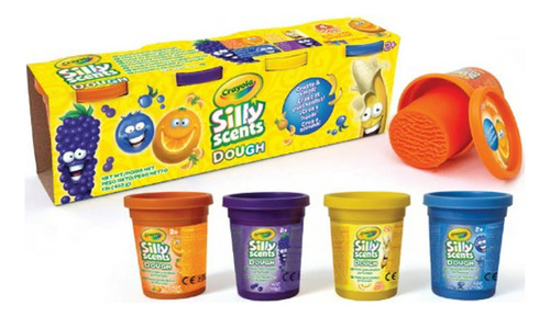 Plastilina Crayola Silly Scents Dough 4 Piezas 2+