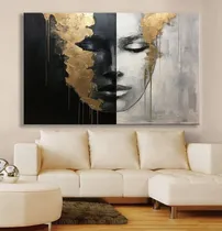 Comprar Cuadro Lienzo Pintado A Mano 90x150 Mujer Grande!!oleo
