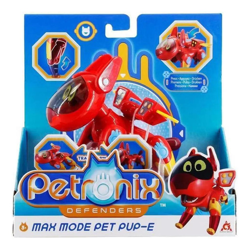 Figura Petronix Defenders Max Mode Pet Pup E Fun F0114-0