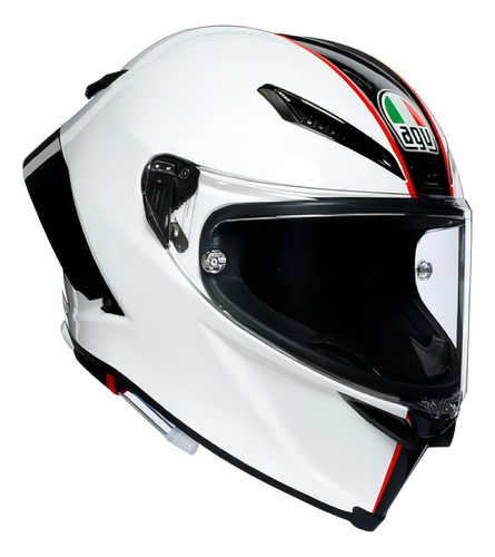 Casco Para Motociclismo Agv Pista Gp Rr Scudera Cnwerd Color Blanco Tamaño del casco XL