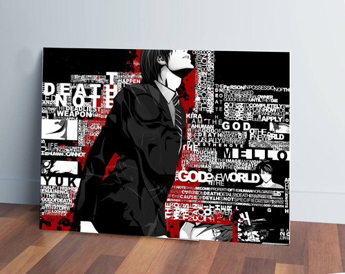 Cuadro 315 Death Note 40x53 Mdf Memoestampados