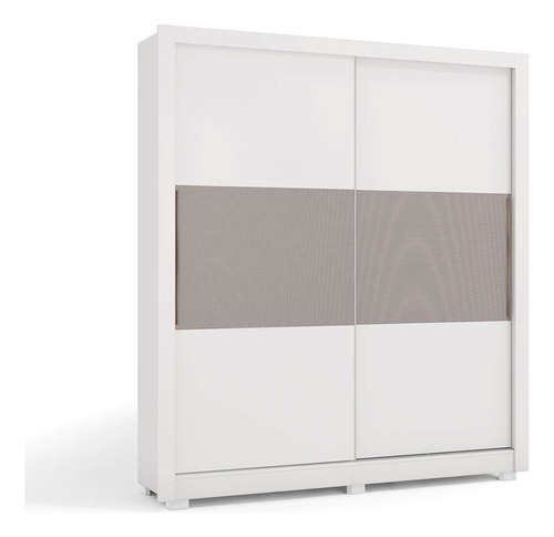 Guarda-roupa Solteiro 2 Portas Branco Cbpm552 - Kappesberg