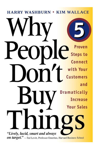 Libro: Por Qué La Gente No Compra Cosas: Cinco Pasos Comprob