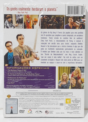 Dvd The Big Bang Theory 5 Temporada - Original E Lacrado