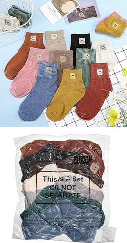 10 Pares De Calcetines Tobilleros Elásticos De Algodón