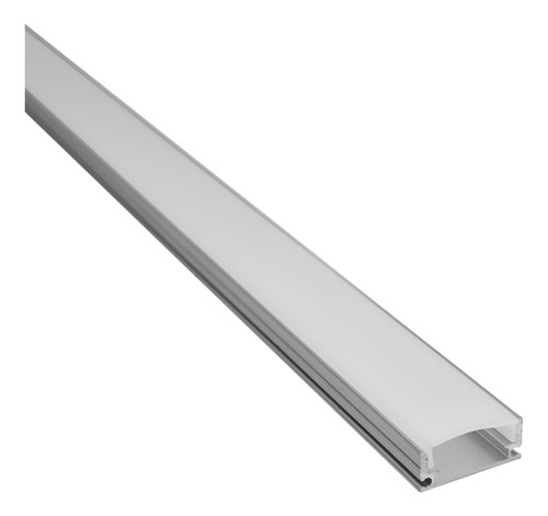 Kit 20 Metros Perfil Alumínio Sobrepor Slim P/ Fita Led