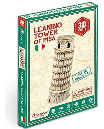 Cubicfun Pisa Mini Gran Arquitectura Del Mundo Puzzle 3d