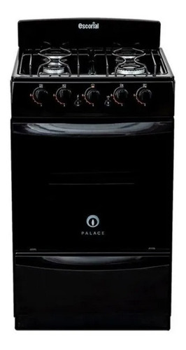 Cocina Escorial Palace Horno Visor Black 51 Cm Gas Envasado