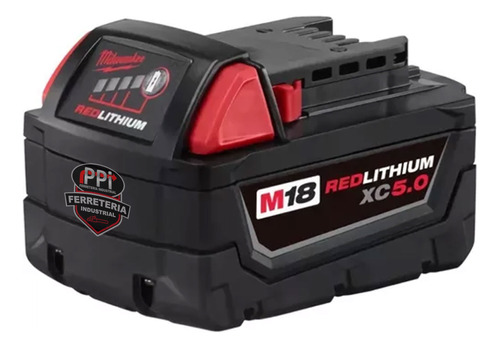 Batería 18 V 5,0 Ah Milwaukee M18 Red Lithium 4811-1850