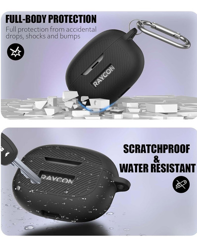 Para Raycon Everyday Earbuds Funda Protectora Silicona Case