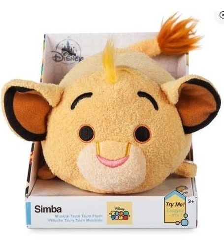 Simba Rey Leon Tsum Tsum Peluche Musical  17 Cm Disney Store