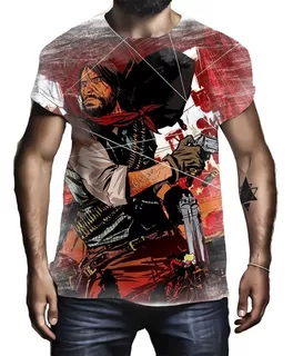 Camiseta Camisa Personalizada Faroeste Red Dead Redemption 7
