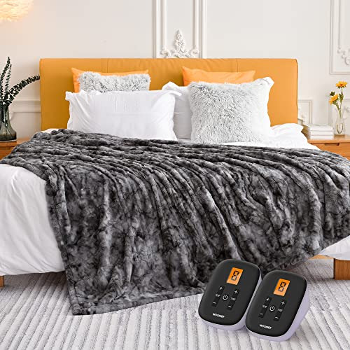 [5 Year Warranty] Heated Blanket Queen Size Electric Bl...