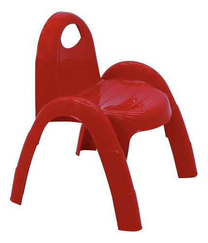Cadeira Infantil Tramontina Popi Em Polipropileno Vermelho