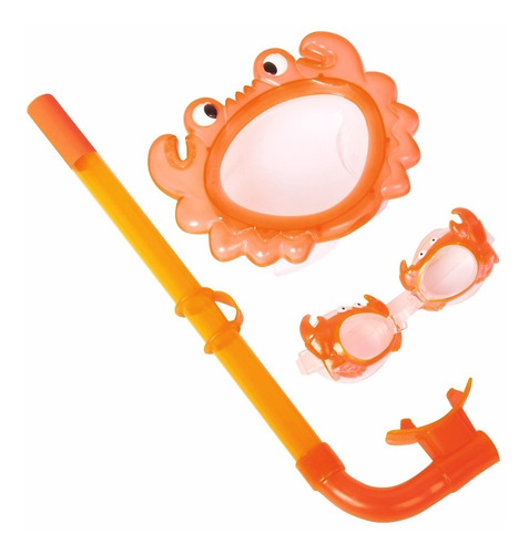 Snorkel Para Chicos Bestway Con Gafas Infantil (+3 Años)