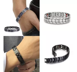 Elegante Pulsera Brazalete Biomagnetica Hombre