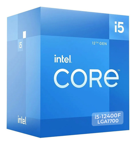 Procesador Intel Core I5-12400f 2.5/4.4ghz 18mb Lga 1700