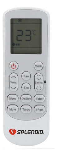 Aire Acond. Splendid Split Inverter Frío/calor 12000 Btu Color Blanco