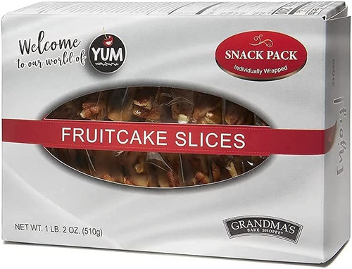 Grandmas Fruitcake - Rebanadas Individualmente Empaquetadas