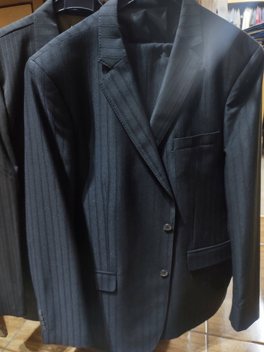 Imagen 6 de 9 de Ambo Saco Y Pantalon Rayado Maxima Calidad Clasico Vintage!!