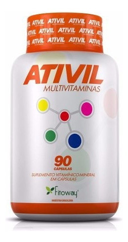 Suplemento em cápsula Fitoway  Ativil Multivitaminas vitaminas Ativil Multivitaminas